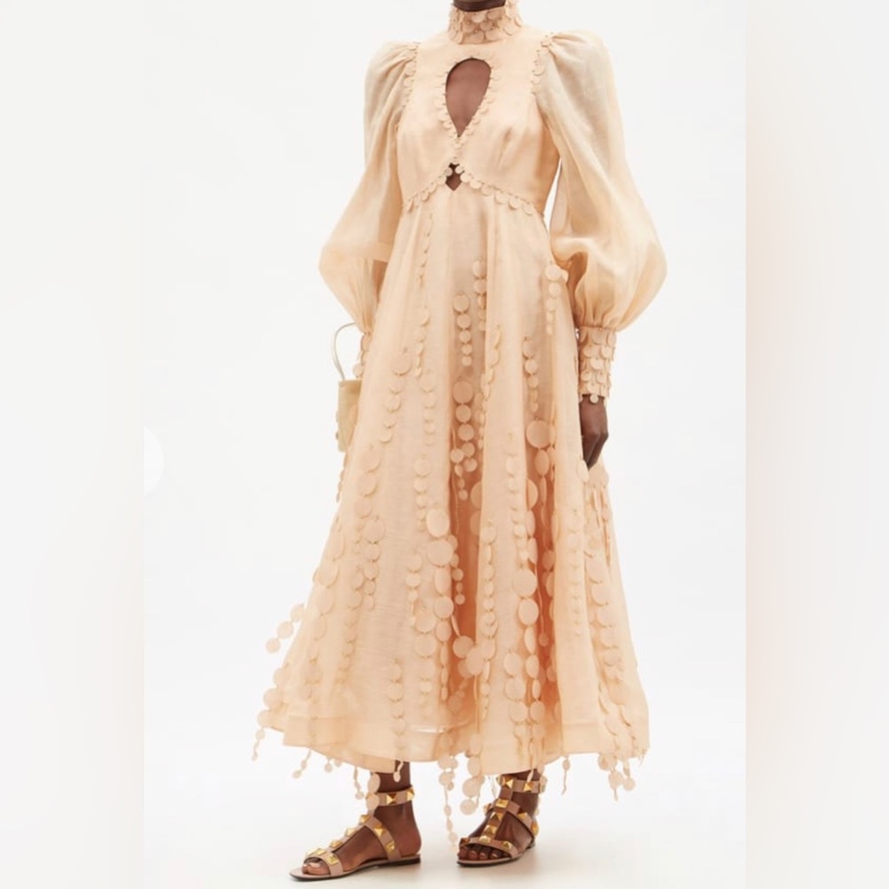 Zimmerman Tempo Disc Organza Midi Dress maxi dress Zimmerman gown modest gown